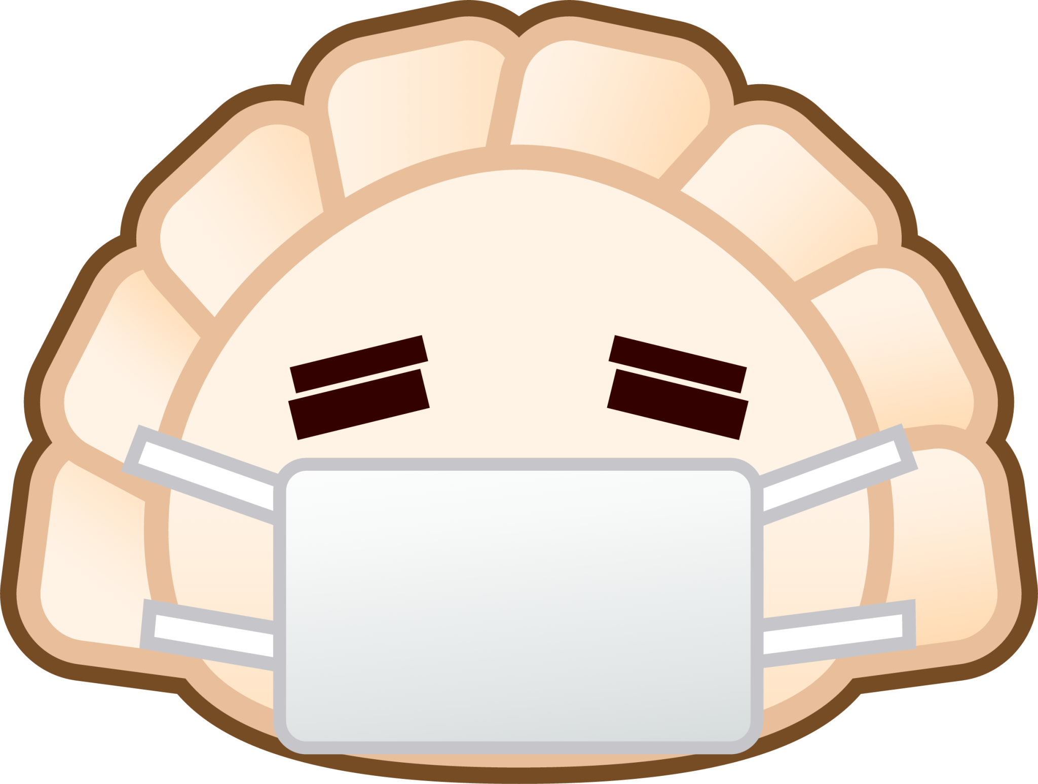 mask (dumpling) emoji