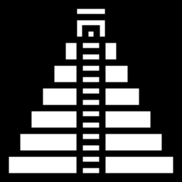 mayan pyramid icon