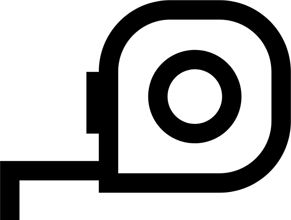 measurement tape icon