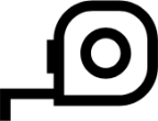 measurement tape icon