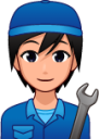 mechanic (plain) emoji