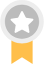 medal silver badge 2 icon
