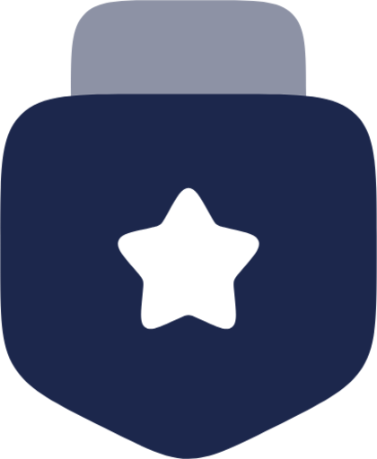 Medal Star Square icon