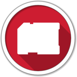 media flash memory stick icon