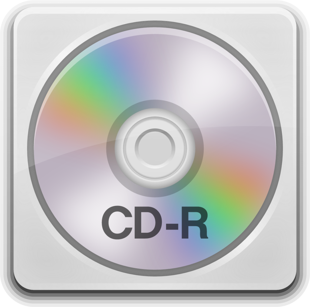 media optical cd r icon