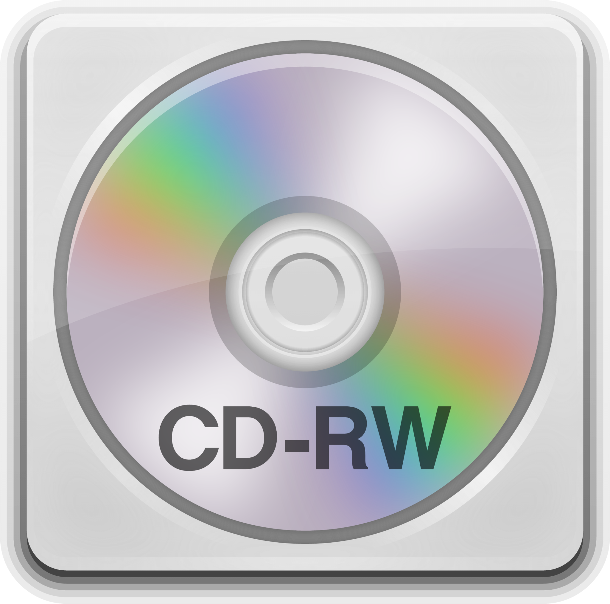 media optical cd rw icon