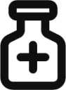 medical bottle icon