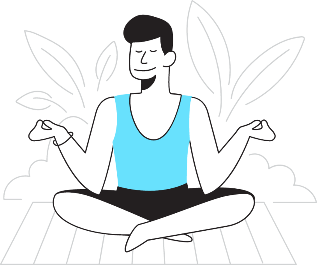 Meditation illustration