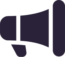 megaphone fill icon