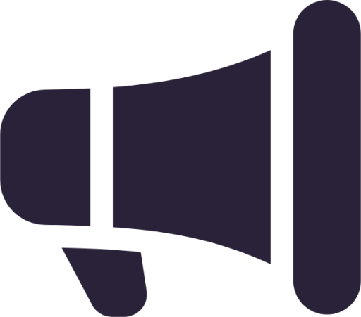 megaphone fill icon