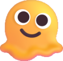 melting face emoji