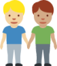 men holding hands: medium-light skin tone, medium skin tone emoji