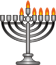 menorah (fifth night) emoji