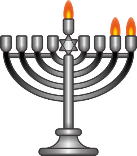 menorah (second night) emoji