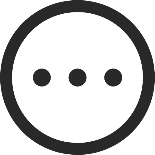 menu kebab horizontal circle icon