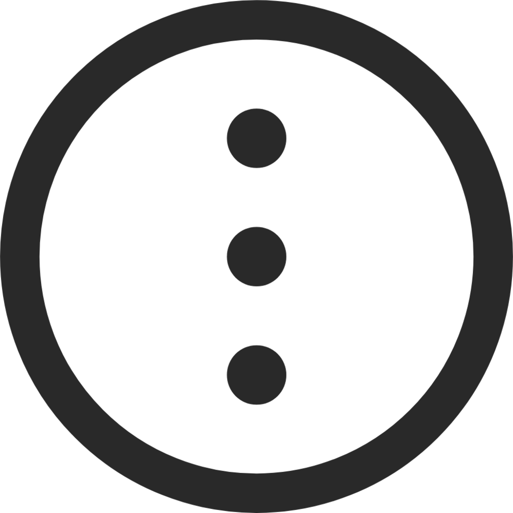 menu kebab vertical circle icon