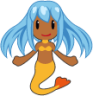 mermaid (brown) emoji