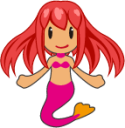 mermaid (yellow) emoji