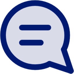 message circle lines icon