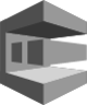 Messaging Amazon SQS (grayscale) icon