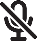 mic off outline icon
