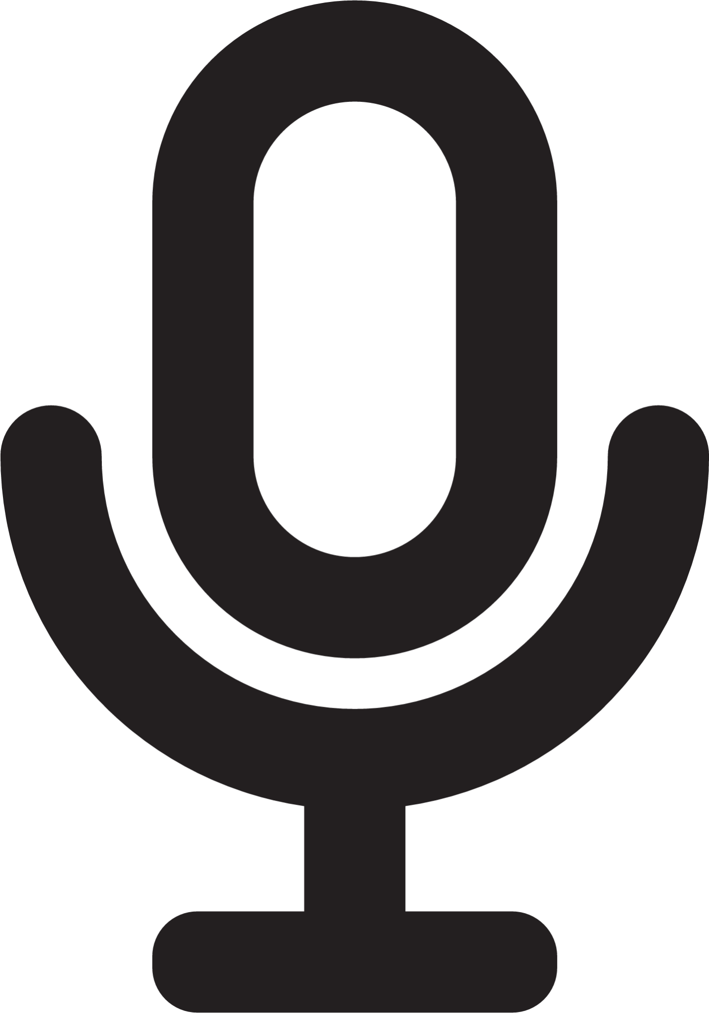 mic outline icon