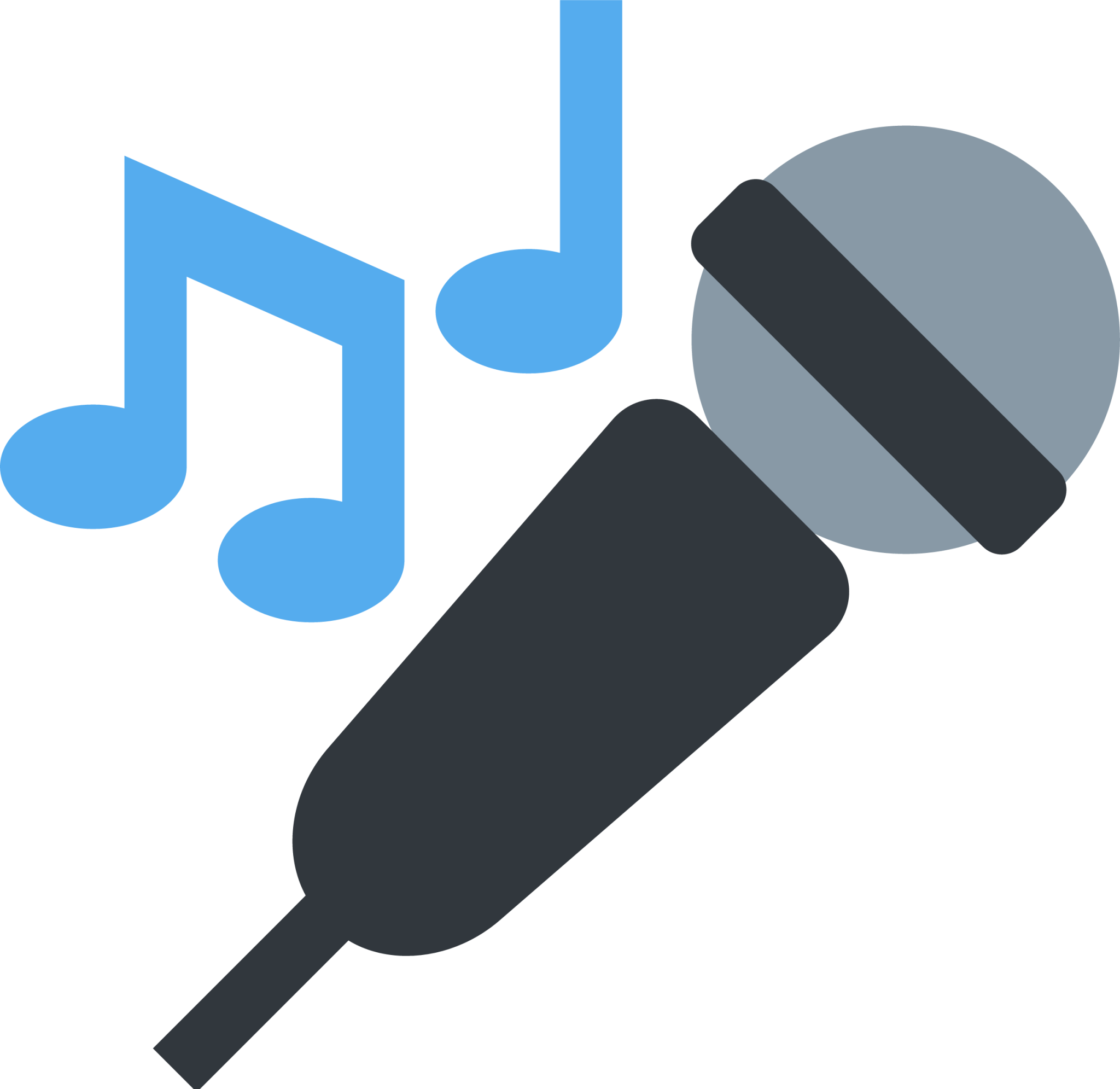 microphone" Emoji - Download for free – Iconduck