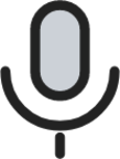 microphone mic duotone icon