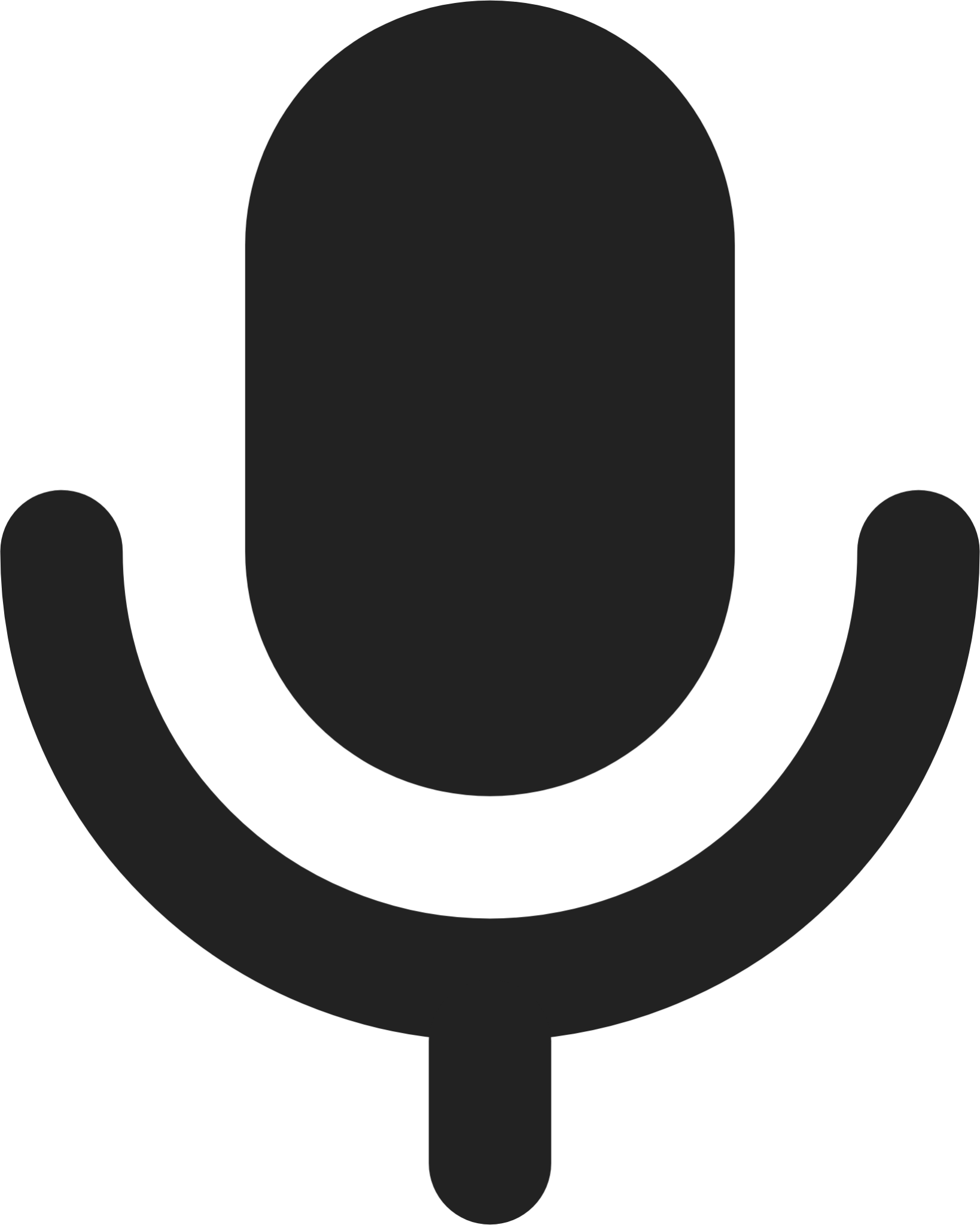 microphone mic fill icon