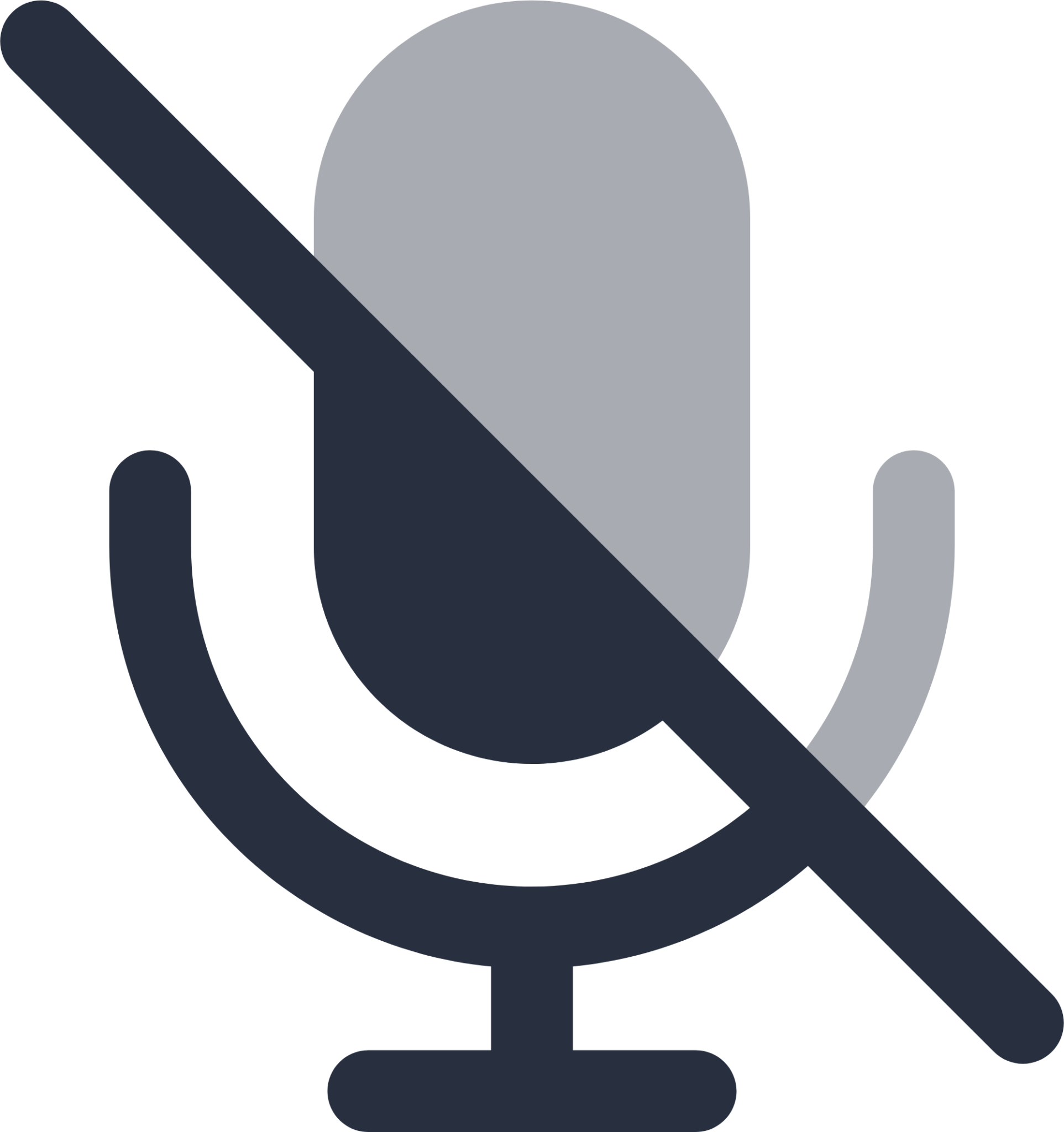 microphone mute symbol