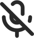 microphone off icon