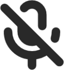 microphone off icon