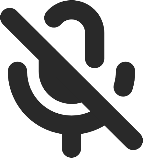 microphone off icon