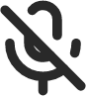 microphone off icon