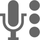 microphone sensitivity high symbolic icon