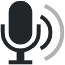 microphone sensitivity medium icon