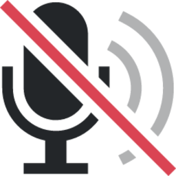 microphone sensitivity muted icon