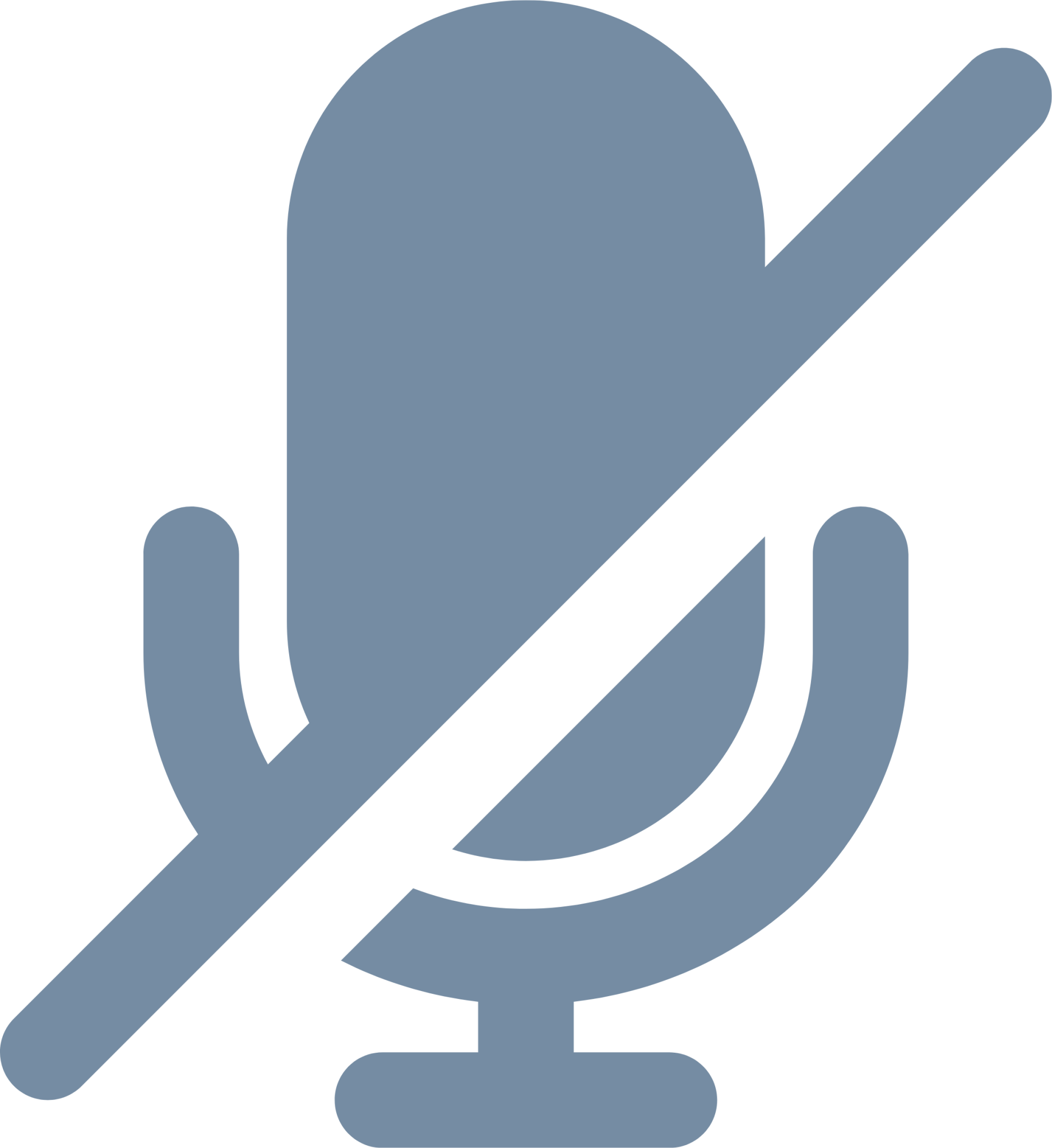 microphone slash icon