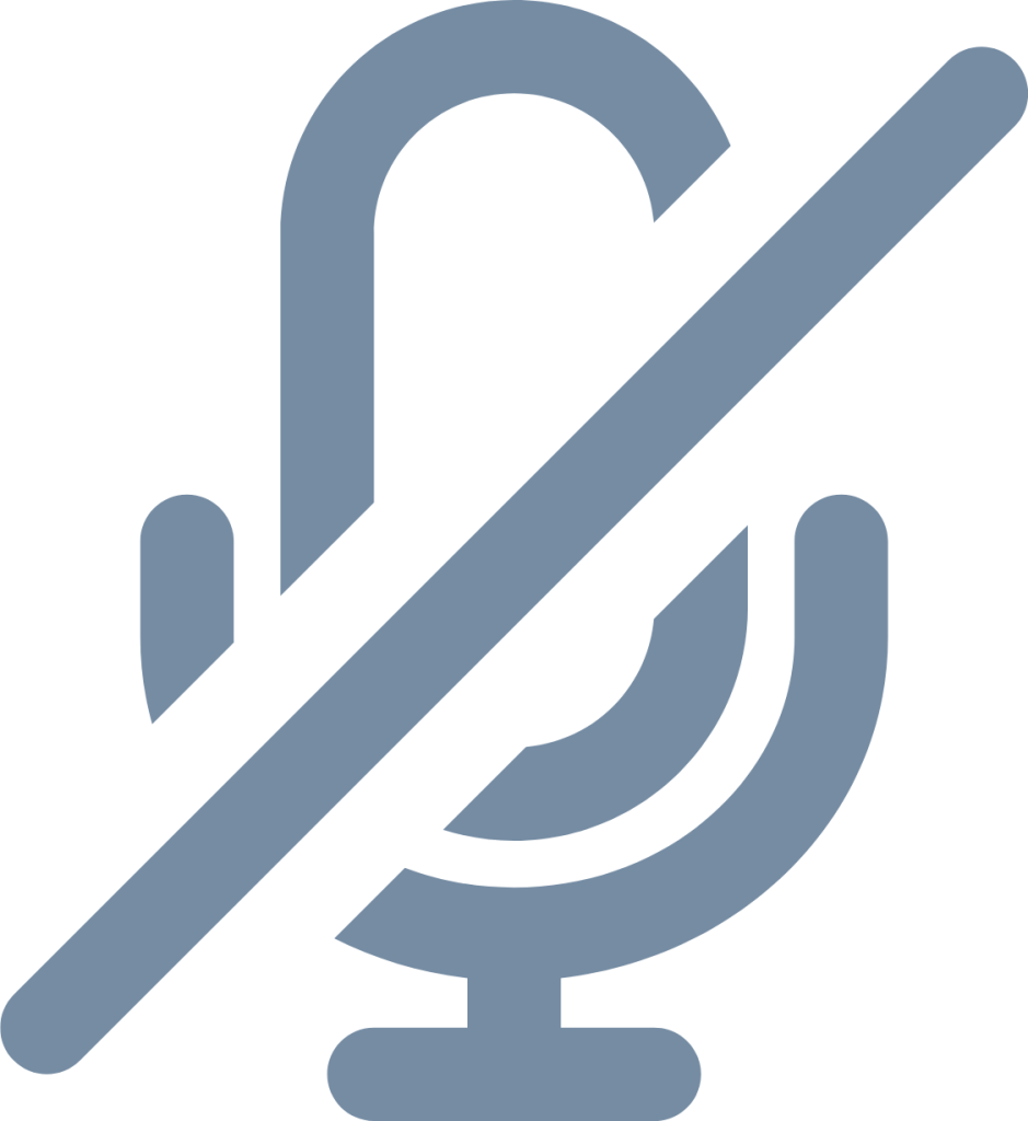 microphone slash icon