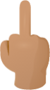 Middle finger skin 3 emoji emoji