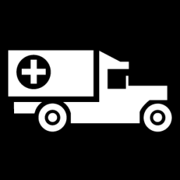 military ambulance icon