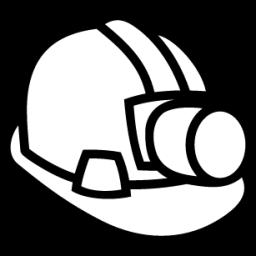 mining helmet icon