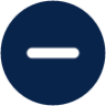 minus circle fill system icon