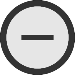 minus circle icon