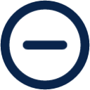 minus circle line system icon
