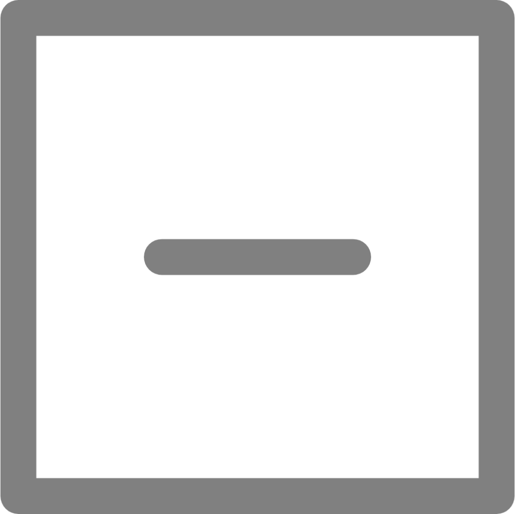 minus square icon