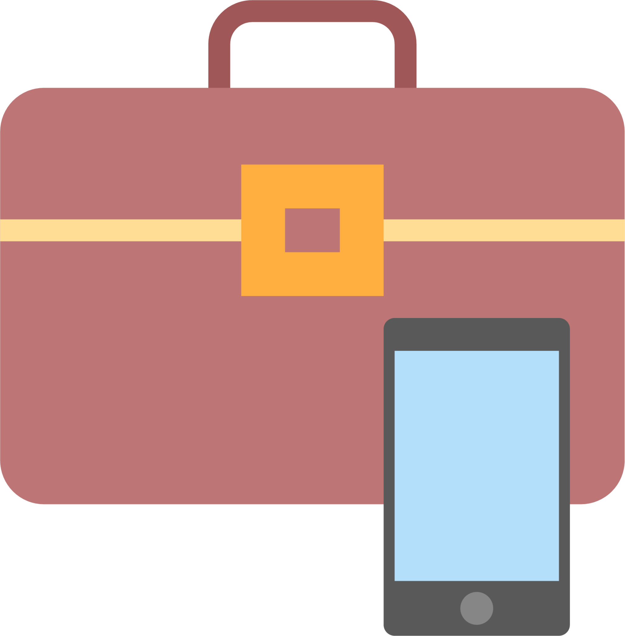 mobile bag 2 icon
