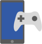 mobile game play icon