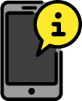 mobile info emoji