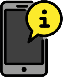 mobile info emoji